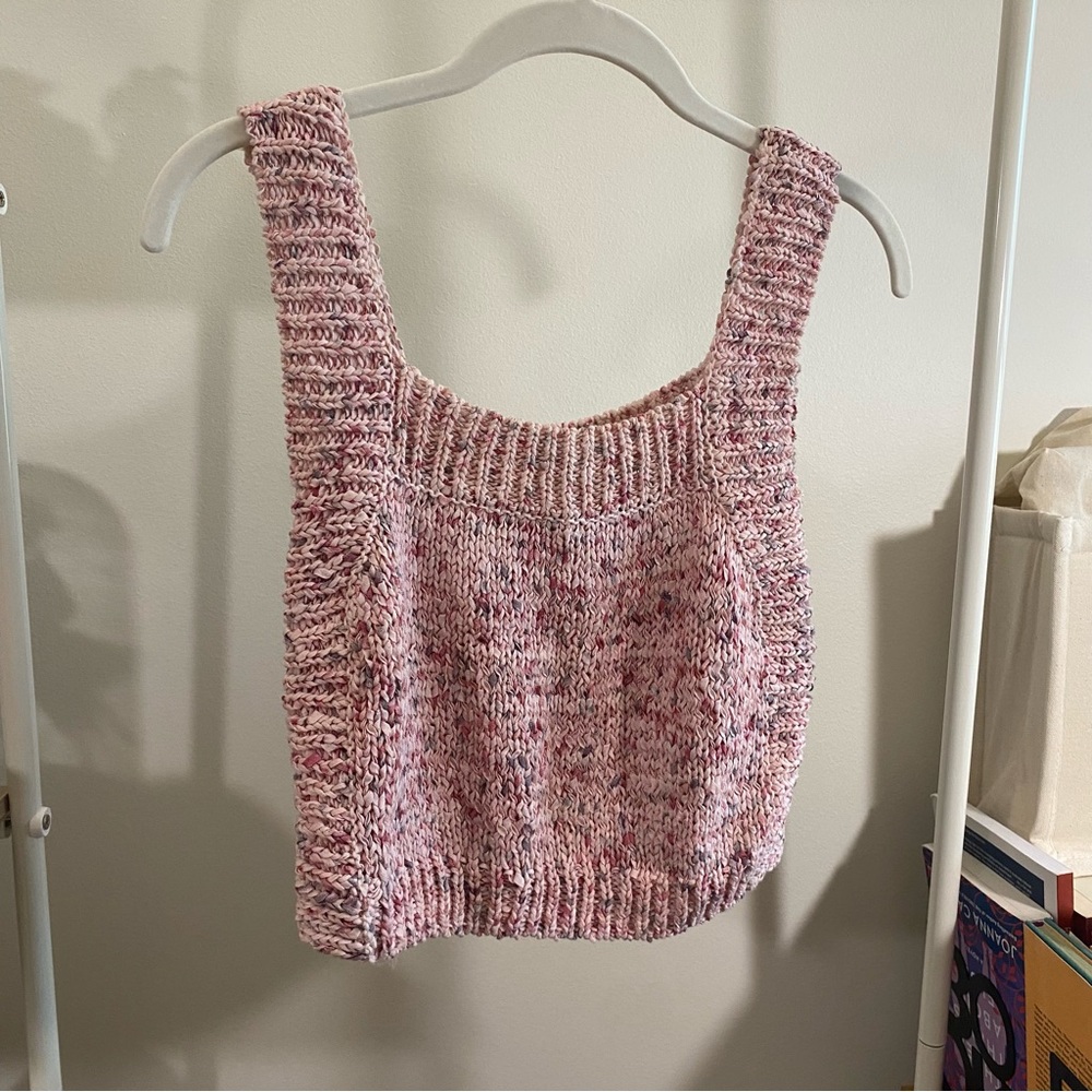 Zara Cropped Knit Tank